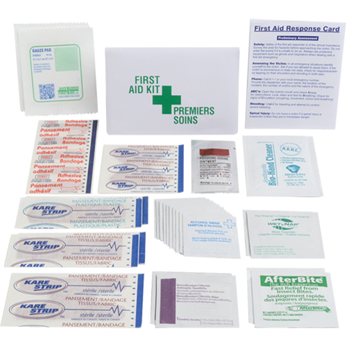 Trousses de premiers soins promotionnelles, Dispositif m&eacute;dical Classe 1, Portefeuille Oxford Builders Supplies Inc