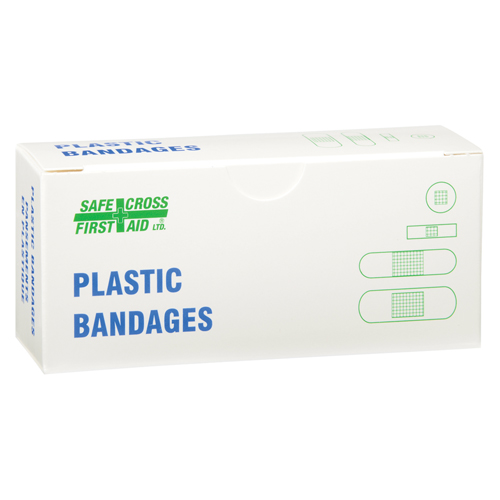 Bandages, Assorted, Plastic, Sterile Oxford Builders Supplies Inc