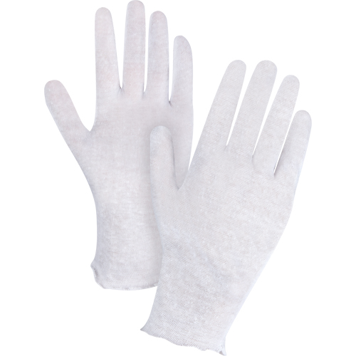 Lightweight Inspection Gloves, Poly/Cotton, Unhemmed Cuff, Ladies Oxford Builders Supplies Inc
