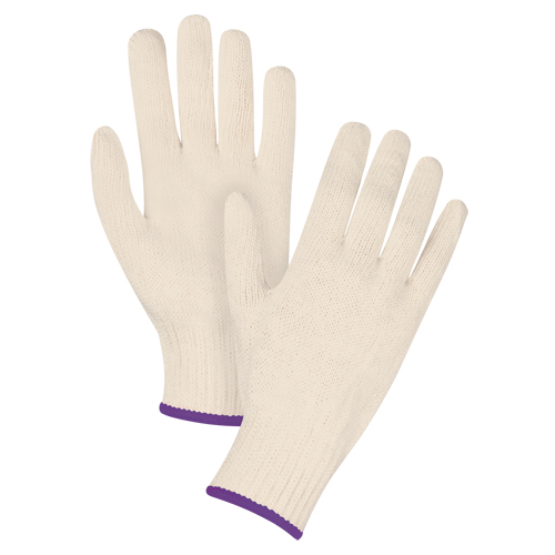 Gants en tricot de poids lourd, Poly/coton, Calibre 7, T-petit Oxford Builders Supplies Inc