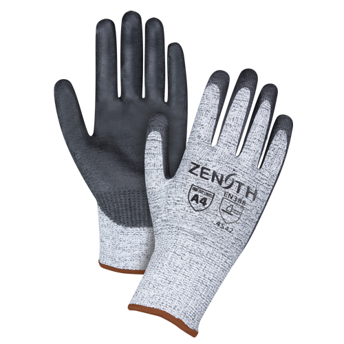 Gants &eacute;lastiques sans coutures r&eacute;sistants &agrave; la coupe, Taille Grand/9, Calibre 13, Rev&ecirc;tement Polyur&eacute;thane, Enveloppe en PEHP, ANSI/ISEA 105 niveau 4/EN 388 niveau 5 Oxford Builders Supplies Inc
