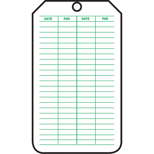 &eacute;tiquettes de s&eacute;curit&eacute; d'inspection et de contr&ocirc;le de l'&eacute;tat de l'&eacute;quipement, Papier cartonn&eacute;, 3-1/8" la x 5-7/8" h, Français Oxford Builders Supplies Inc