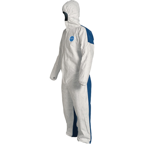 Combinaisons avec capuchon, 4T-Grand, Bleu/Blanc, Tyvek 400 D Oxford Builders Supplies Inc