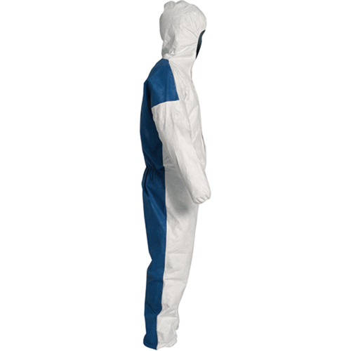 Combinaisons avec capuchon, 4T-Grand, Bleu/Blanc, Tyvek 400 D Oxford Builders Supplies Inc
