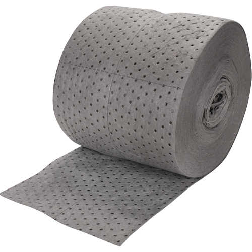 Rouleaux absorbants li&eacute;s de premi&egrave;re qualit&eacute;, Lourd, 150' lo x 15" la, Absorption 25 gal. Oxford Builders Supplies Inc