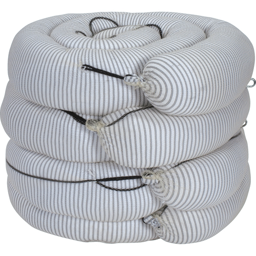 Premium Sorbent Boom, Universal, 10' L x 8" W, 70 gal. Absorbancy, 4 /Pack Oxford Builders Supplies Inc