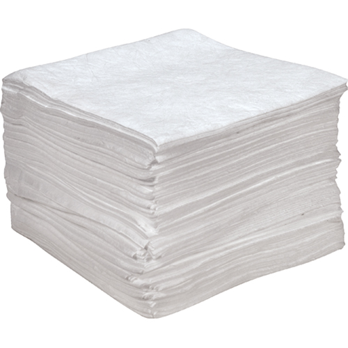 Premium Anti Static Sorbent Pads, Oil Only, 15" x 18", 25 gal. Absorbancy Oxford Builders Supplies Inc
