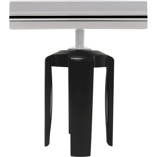 Support d'enseigne Tensabarrier avec adaptateur, Noir Oxford Builders Supplies Inc