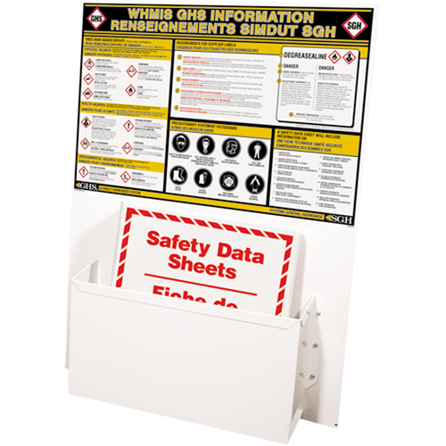 GHS Information Stations, English & French, Binders Included Oxford Builders Supplies Inc
