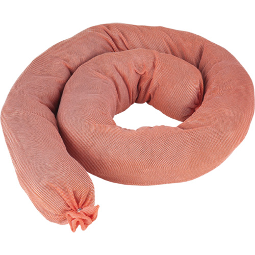 Remblais tubulaires absorbants, Mati&egrave;res dangereuses, Absorption 40 gal., 3" la x 4' lo, Pqt de 25 Oxford Builders Supplies Inc