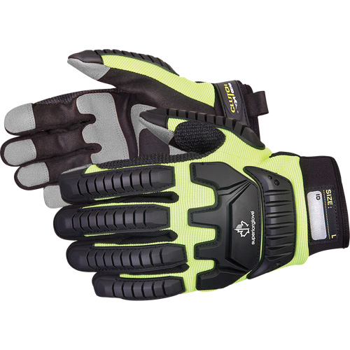 Clutch Gear&reg; Impact-Resistant Mechanic's Gloves, PVC Palm, Size Small Oxford Builders Supplies Inc
