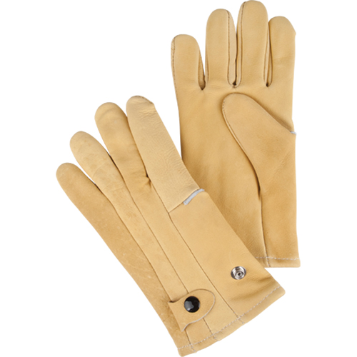Gants de style conducteur, Grand, Paume en Cuir fleur de vache, Molleton Oxford Builders Supplies Inc