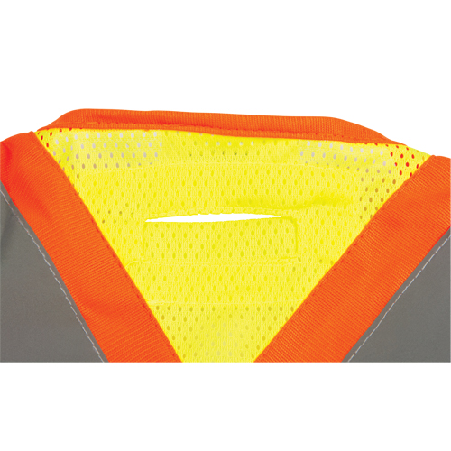 CSA Compliant High Visibility Surveyor Vest, High Visibility Lime-Yellow, Medium, Polyester Oxford Builders Supplies Inc