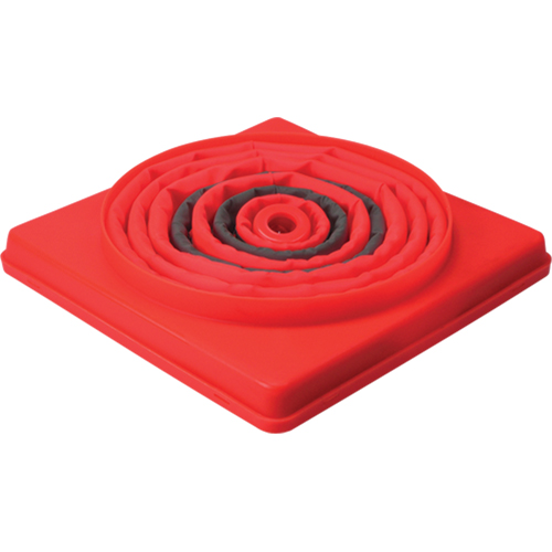 C&ocirc;ne repliable illumin&eacute;, 28" h, Orange Oxford Builders Supplies Inc