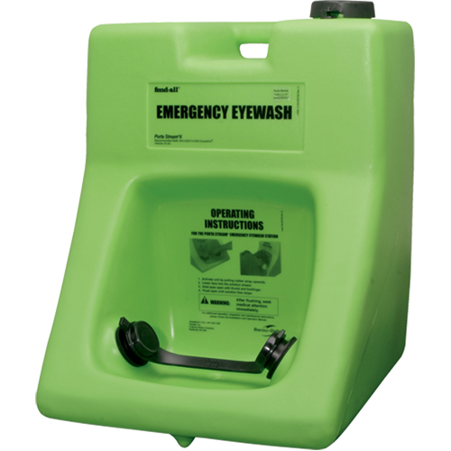 Douche oculaire Fendall Porta Stream II, Pressuris&eacute;, Capacit&eacute; 16 gal., Conformit&eacute; ANSI Z358.1 Oxford Builders Supplies Inc