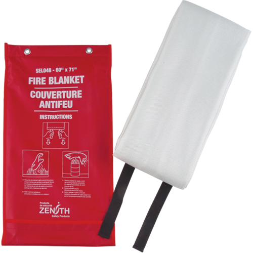 Fire Blanket, Fibreglass, 60"W x 71"L Oxford Builders Supplies Inc