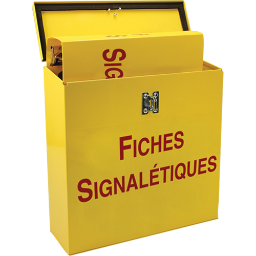 Safety Documents Job-Site Box, French, Binders Included Oxford Builders Supplies Inc