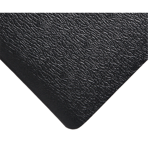 Deluxe Soft Step No. 444 Mats, Pebbled, 3' x 5' x 5/8", Black, PVC Sponge Oxford Builders Supplies Inc
