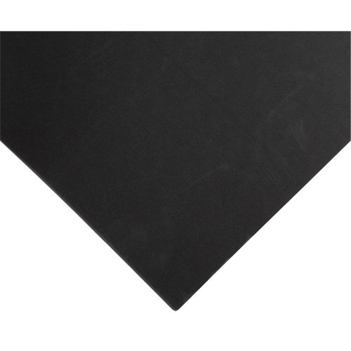Tapis conducteur d'&eacute;lectricit&eacute; no 785, 3' la x 5' lo x 3/32" &eacute;p, PVC, Lisse, Noir Oxford Builders Supplies Inc