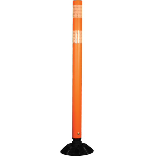 D&eacute;lin&eacute;ateur r&eacute;sistant aux impacts, 48" h, Orange Oxford Builders Supplies Inc