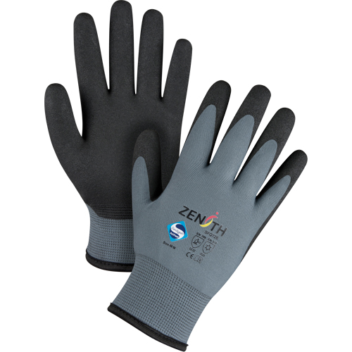 ZX-30° Premium Coated Gloves, 8/Medium, PVC Coating, 15 Gauge, Nylon Shell Oxford Builders Supplies Inc