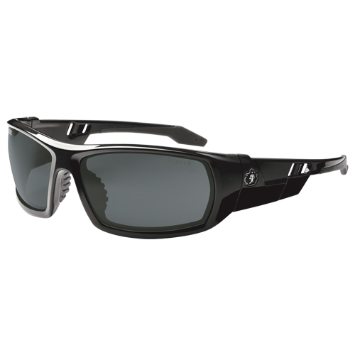 Skullerz&reg; Odin Safety Glasses, Smoke Lens, Anti-Scratch/Polarized, ANSI Z87+/Meets/Exceeds CSA Z94.3 Oxford Builders Supplies Inc
