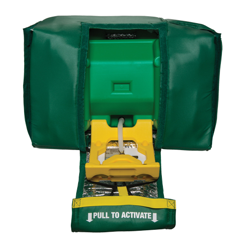 Tempered Portable Eyewash, Gravity-Fed, 9 gal. Capacity, Meets ANSI Z358.1 Oxford Builders Supplies Inc