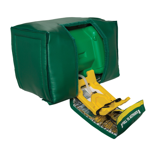 Tempered Portable Eyewash, Gravity-Fed, 9 gal. Capacity, Meets ANSI Z358.1 Oxford Builders Supplies Inc