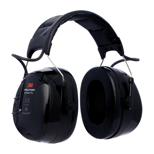PELTOR WorkTunes Pro Earmuffs, Headband, 26 NRR dB Oxford Builders Supplies Inc