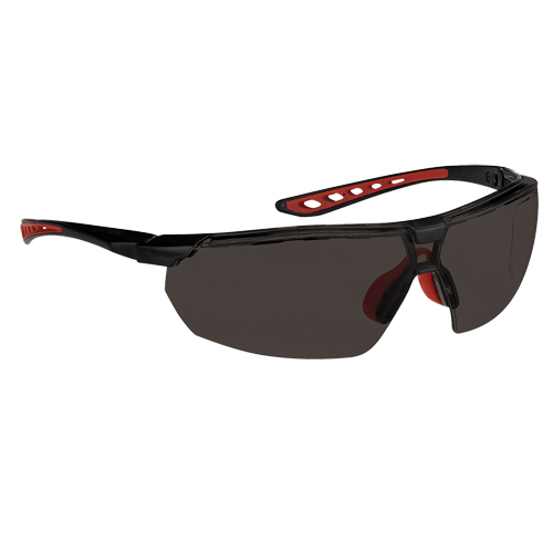 Lunettes de s&eacute;curit&eacute; s&eacute;rie Falcon Dynamic, Lentille Fum&eacute;e, Antibu&eacute;e, ANSI Z87+/R&eacute;pond ou surpasse la norme CSA Z94.3 Oxford Builders Supplies Inc