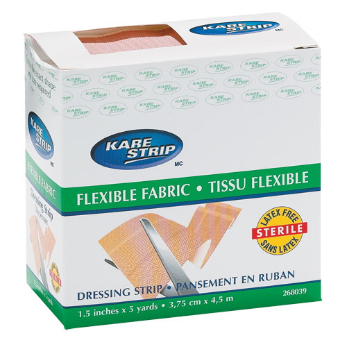Dynamic Elastic Dressing Bandage, Rectangular/Square, 180", Fabric, Non-Sterile Oxford Builders Supplies Inc