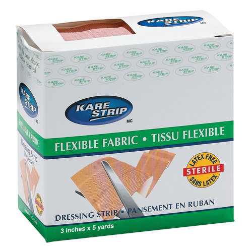 Dynamic Elastic Dressing Bandage, Rectangular/Square, 180", Cloth/Fabric, Non-Sterile Oxford Builders Supplies Inc