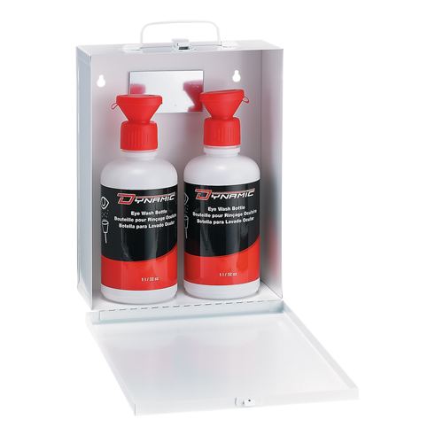 Douche oculaire avec bouteilles vides Dynamic, Double Oxford Builders Supplies Inc
