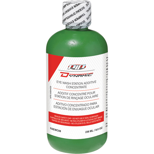 Additif concentr&eacute; pour douche oculaire Dynamic, Bouteille Plein, 8 oz Oxford Builders Supplies Inc