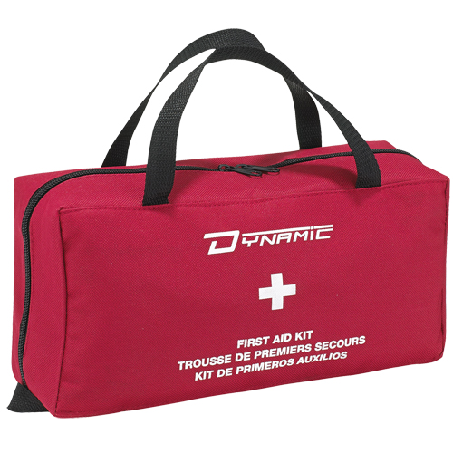 Trousse de premiers soins r&eacute;guli&egrave;re pour la maison Dynamic, Dispositif m&eacute;dical Classe 1, Sac en nylon Oxford Builders Supplies Inc