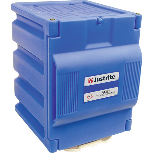 Armoire de comptoir en poly&eacute;thyl&egrave;ne pour l'acide, 2 gal., 14,25" x 19,75" x 17,125" Oxford Builders Supplies Inc