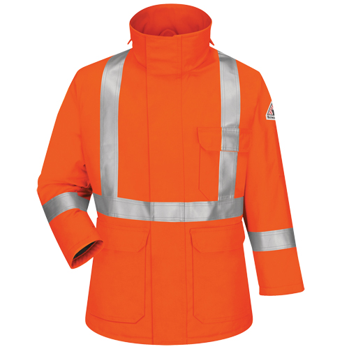 Excel FR&reg; Comfortouch&reg; Deluxe Parkas, Small, Orange Oxford Builders Supplies Inc