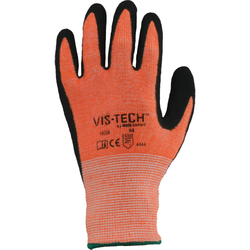 Gants r&eacute;sistant aux coupures Vis-Tech Y9294, Taille 6/T-petit, Calibre 13, Rev&ecirc;tement Polyur&eacute;thane, Enveloppe en Acier inoxydable, ANSI/ISEA 105 niveau 4 Oxford Builders Supplies Inc