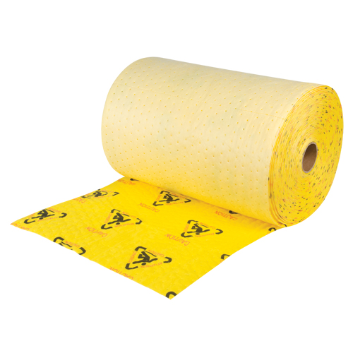 Rouleaux d'avertissement de premi&egrave;re qualit&eacute; - absorbants haute visibilit&eacute;, Lourd, 150' lo x 24" la, Absorption 37,6 gal. Oxford Builders Supplies Inc