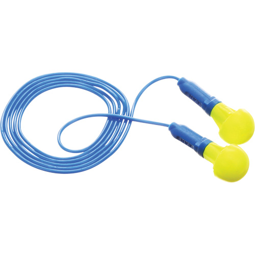 E-A-R Push-Ins Earplugs, Corded, Pair - Polybag, 28/23 dB NRR, One-Size Oxford Builders Supplies Inc