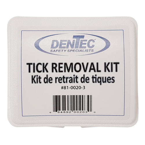Tick Safety Kit, Class 1 Medical Device, Plastic Box Oxford Builders Supplies Inc