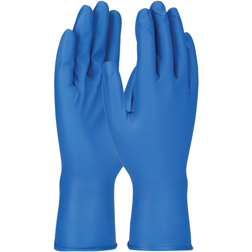 Grippaz Gloves, Small, Nitrile, 8-mil, Powder-Free, Blue Oxford Builders Supplies Inc