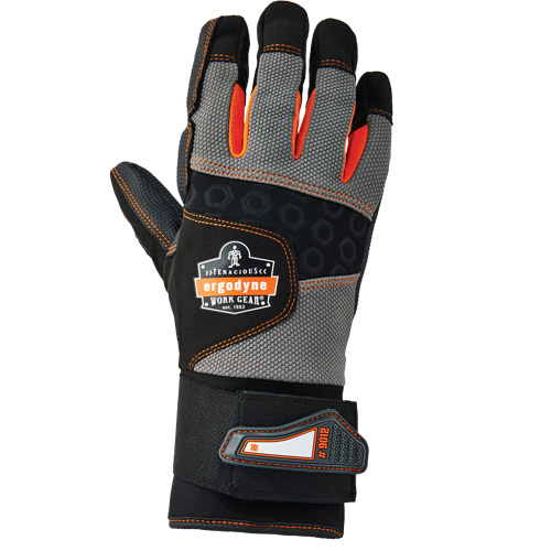 Proflex&reg; 9012 Anti-Vibration Gloves with Wrist Support, Size Small, Synthetic Palm Oxford Builders Supplies Inc