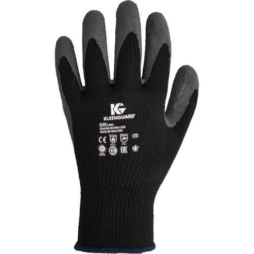 KleenGuard G40 Multi-Purpose Gloves, 7/Small, Rubber Latex Coating, 10 Gauge, Polyester/Cotton Shell Oxford Builders Supplies Inc