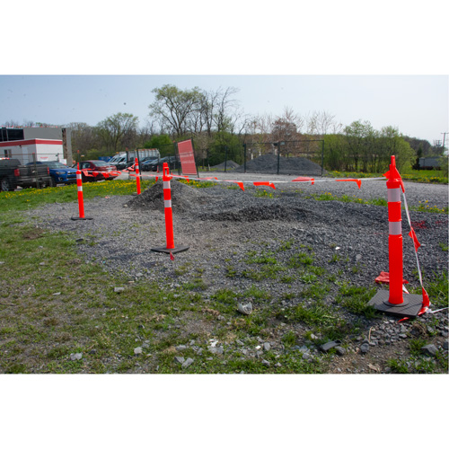 Premium Delineator Post, 42" H, Orange Oxford Builders Supplies Inc