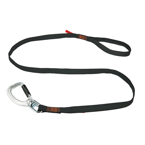 Squids&reg; 3129 Double-Locking Tool Lanyard with Swivel, Fixed Length, Carabiner/Loop Oxford Builders Supplies Inc