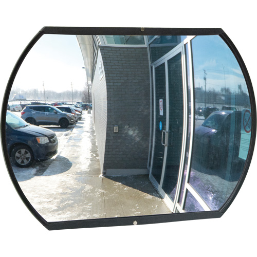 Miroir convexe rectangulaire/rond avec support, 24" h x 36" la, Int&eacute;rieur/Ext&eacute;rieur Oxford Builders Supplies Inc