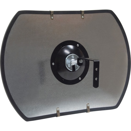 Roundtangular Convex Mirror with Bracket, 12" H x 18" W, Indoor/Outdoor Oxford Builders Supplies Inc
