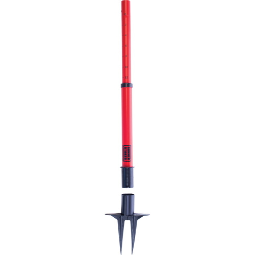 Montants de barri&egrave;re PLUS, Hauteur de 42", Rouge Oxford Builders Supplies Inc