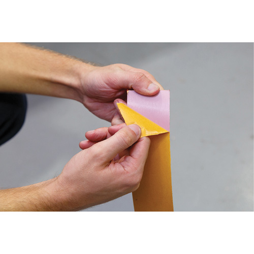 Tough-Mark Heavy-Duty Floor Marking, Rectangle, 48" L x 4" W, Yellow, Polyethylene Oxford Builders Supplies Inc